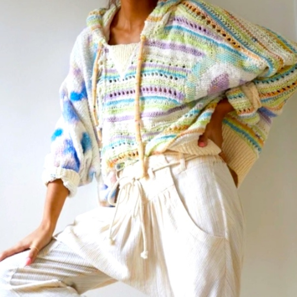 🌼🌸🌟☮️Free people serene dream Flower child poncho☮️ - Picture 1 of 8